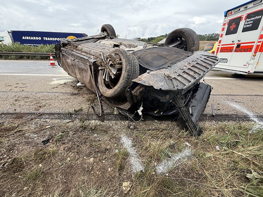 Unfall auf der Autobahn