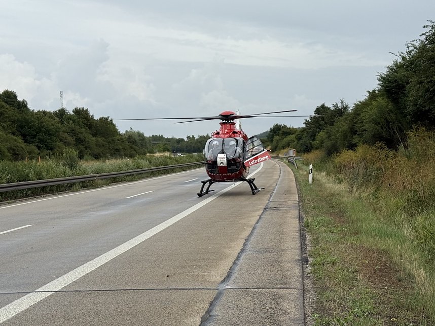 Unfall auf der Autobahn