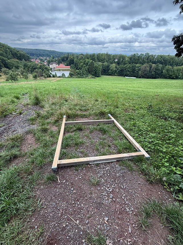 Zerst&ouml;rungswerk am Aussichtspunkt