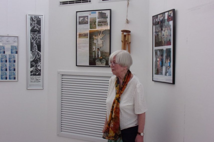 Finissage zur Sarah Kirsch Ausstellung in der Kreissparkasse