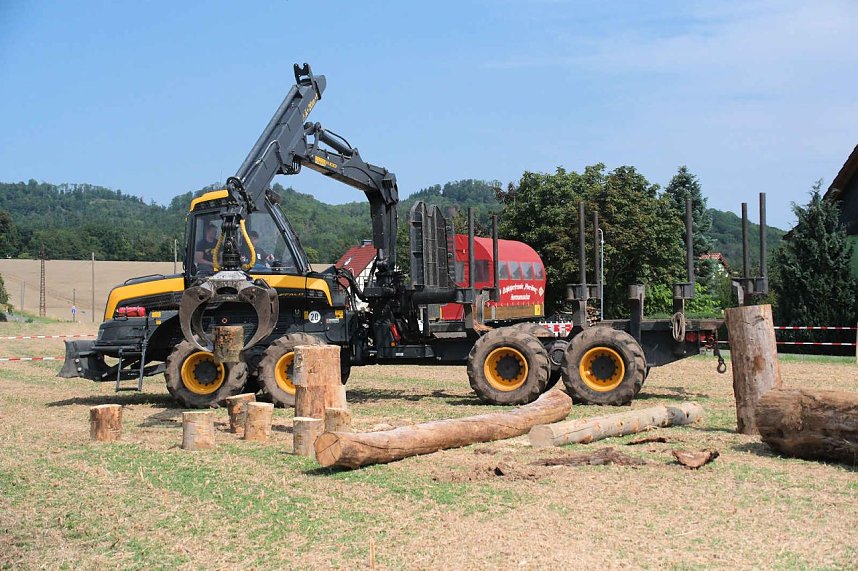 Peter Blei unterwegs beim Traktorentreffen