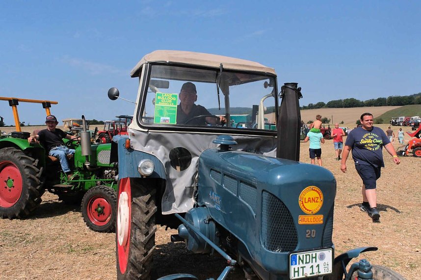Peter Blei unterwegs beim Traktorentreffen