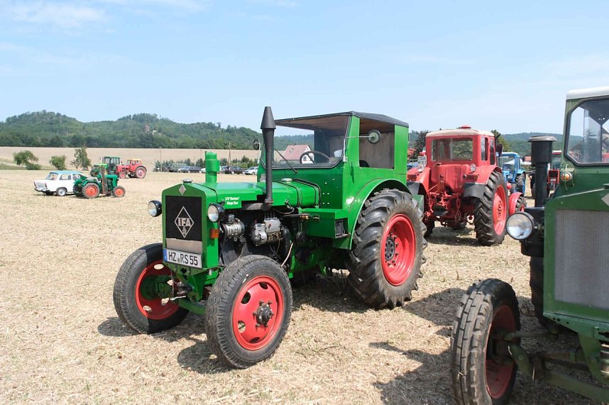 Peter Blei unterwegs beim Traktorentreffen