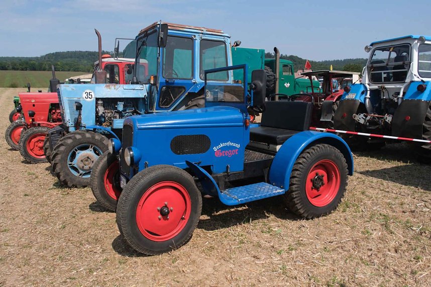 Peter Blei unterwegs beim Traktorentreffen