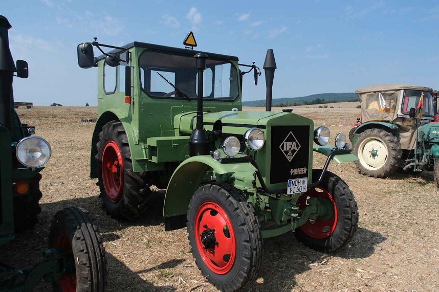 Peter Blei unterwegs beim Traktorentreffen
