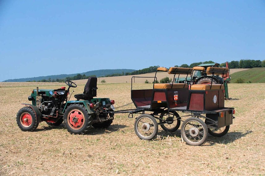 Peter Blei unterwegs beim Traktorentreffen