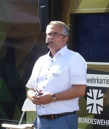 Der Blaulichttag auf dem Platz der Gewerkschaften