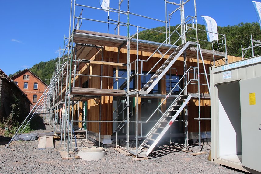 Richtfest an der neuen Ilfelder Grundschule