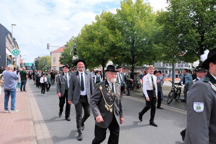 Peter Blei unterwegs beim Ellricher Sch&uuml;tzenfest