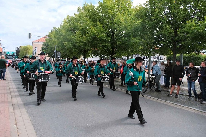 Peter Blei unterwegs beim Ellricher Sch&uuml;tzenfest