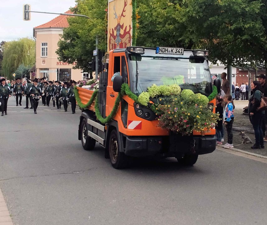 Peter Blei unterwegs beim Ellricher Sch&uuml;tzenfest