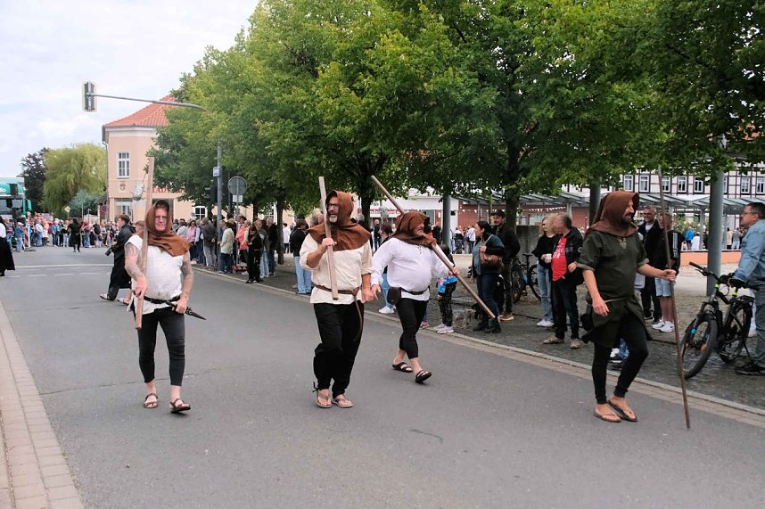 Peter Blei unterwegs beim Ellricher Sch&uuml;tzenfest