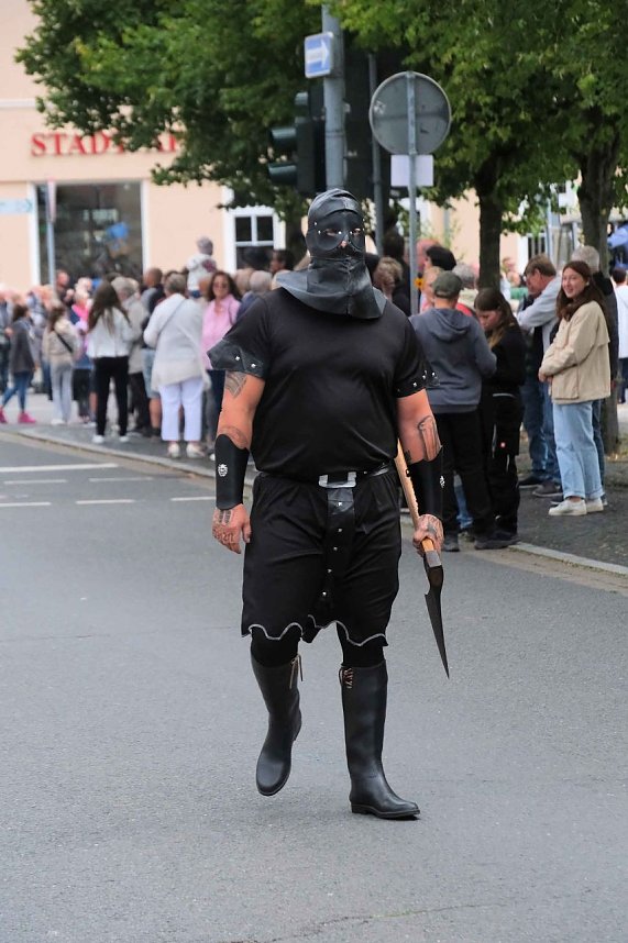 Peter Blei unterwegs beim Ellricher Sch&uuml;tzenfest