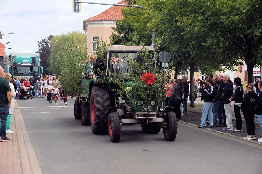 Peter Blei unterwegs beim Ellricher Sch&uuml;tzenfest
