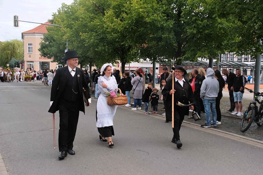 Peter Blei unterwegs beim Ellricher Sch&uuml;tzenfest