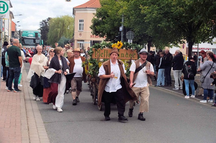 Peter Blei unterwegs beim Ellricher Sch&uuml;tzenfest