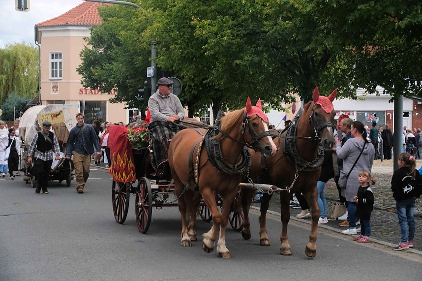 Peter Blei unterwegs beim Ellricher Sch&uuml;tzenfest