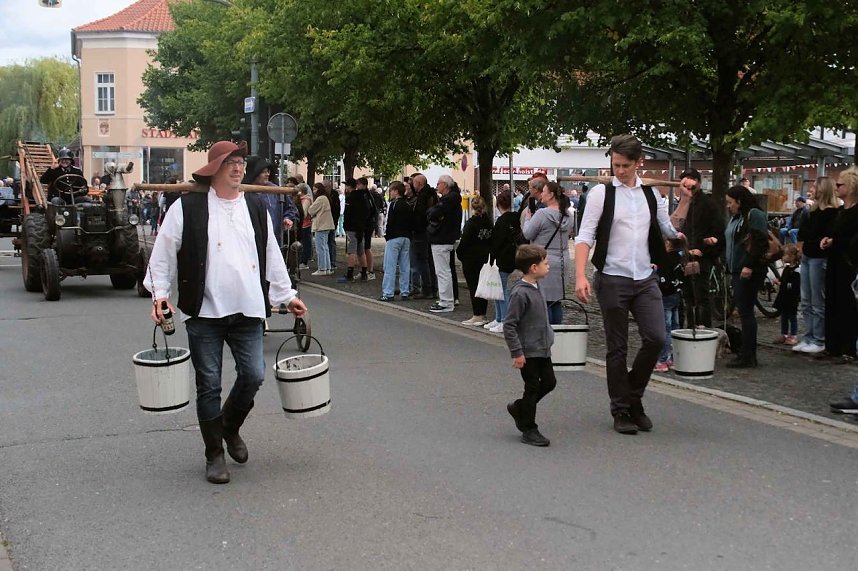 Peter Blei unterwegs beim Ellricher Sch&uuml;tzenfest
