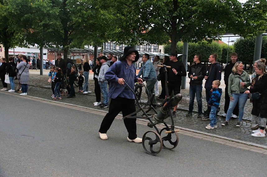 Peter Blei unterwegs beim Ellricher Sch&uuml;tzenfest
