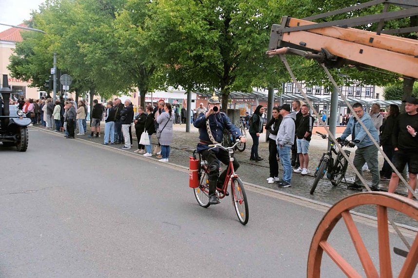 Peter Blei unterwegs beim Ellricher Sch&uuml;tzenfest
