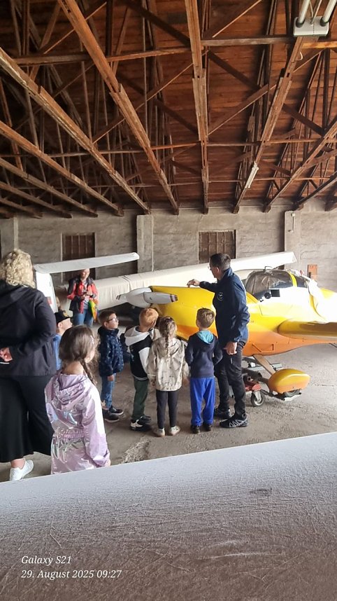 Besuch auf dem Flugplatz