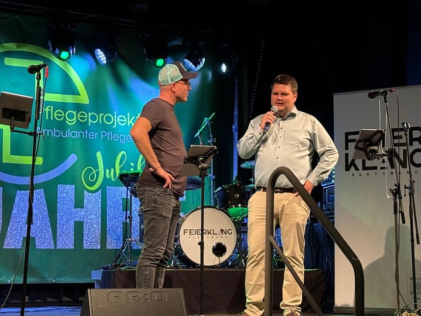 Jubil&auml;umsfeier des "Modus Pflegeprojekt 24" im Clubhaus in Nordhausen