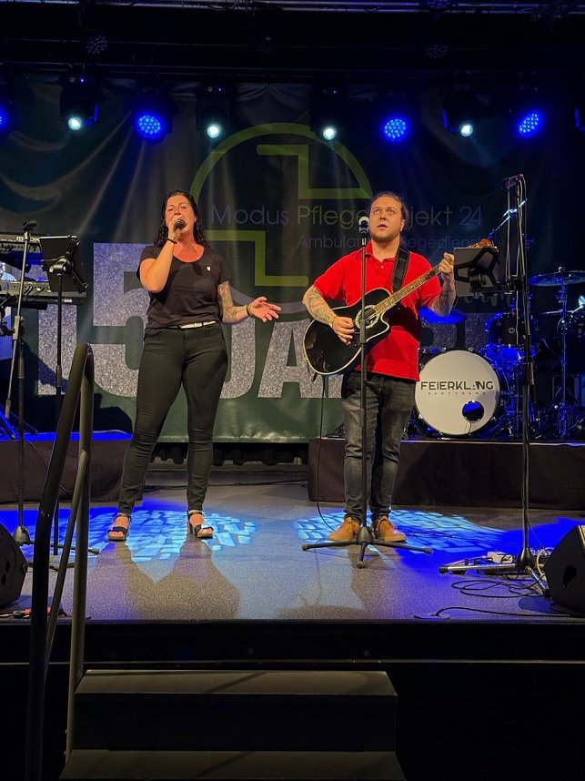 Jubil&auml;umsfeier des "Modus Pflegeprojekt 24" im Clubhaus in Nordhausen