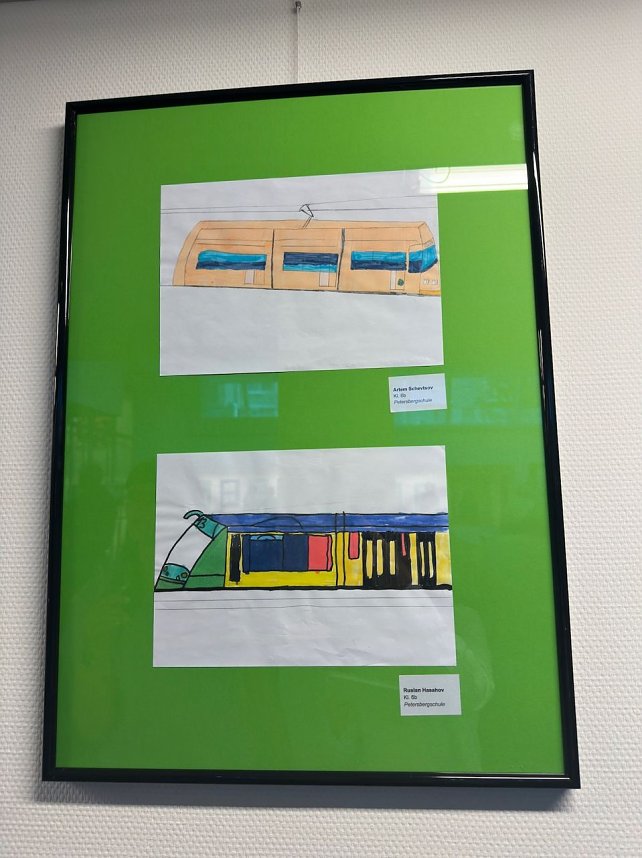 Bilderausstellung zum 125. Stra&szlig;enbahn-Jubil&auml;um in der Kreissparkasse Nordhausen 