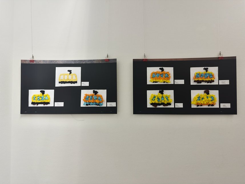 Bilderausstellung zum 125. Stra&szlig;enbahn-Jubil&auml;um in der Kreissparkasse Nordhausen 