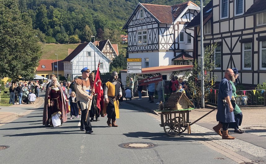 Historischer Festumzug in S&uuml;lzhayn
