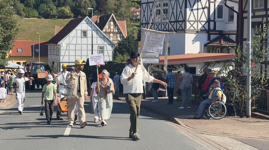 Historischer Festumzug in S&uuml;lzhayn