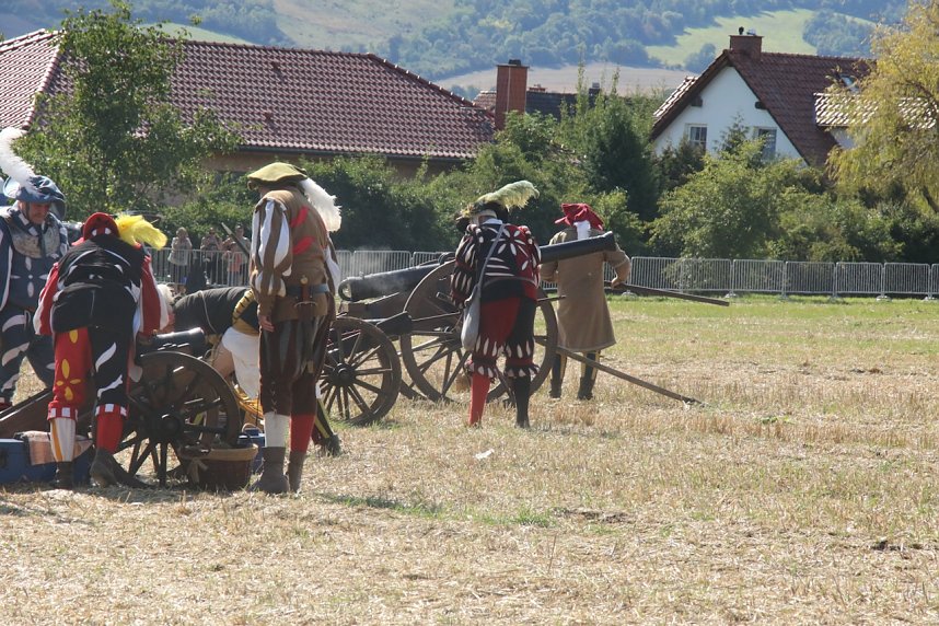 Nachstellung der Bauernschlacht bei Bad Frankenhausen