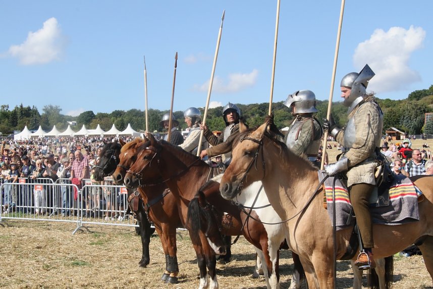 Nachstellung der Bauernschlacht bei Bad Frankenhausen