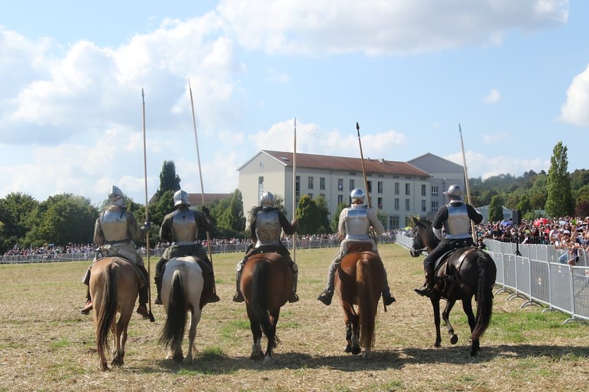 Nachstellung der Bauernschlacht bei Bad Frankenhausen