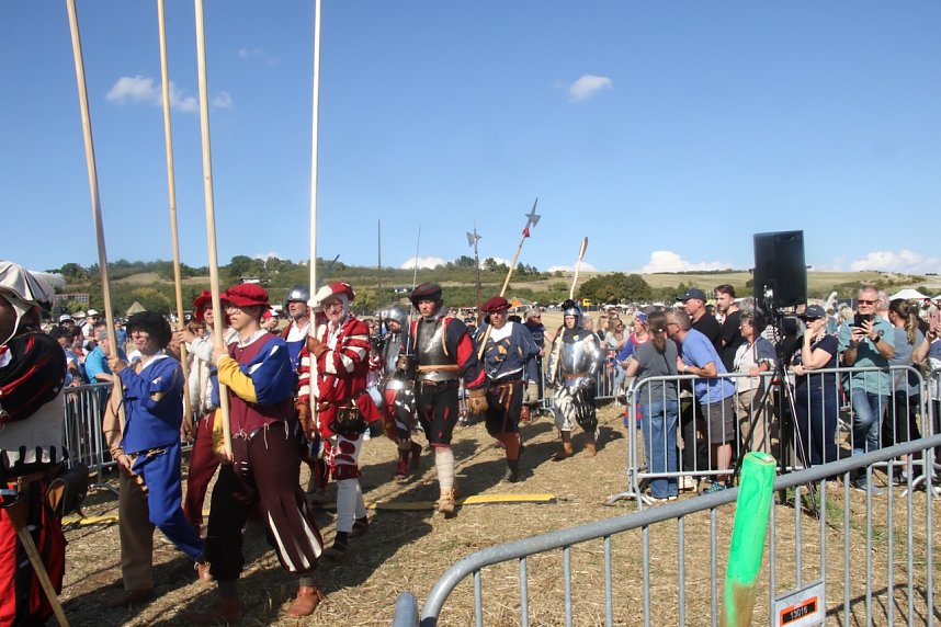 Nachstellung der Bauernschlacht bei Bad Frankenhausen