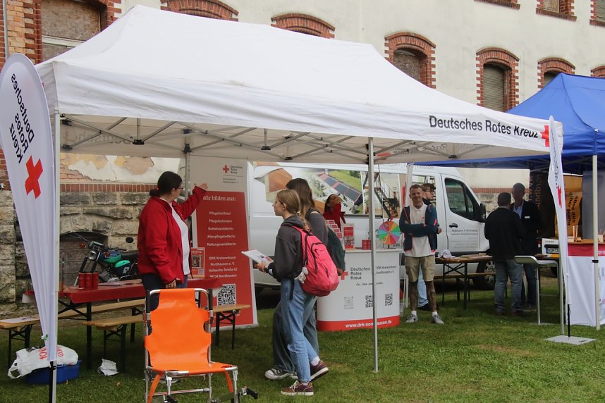 Volles Haus zur Berufsmesse "BAM" im Bleicher&ouml;der Kulturhaus