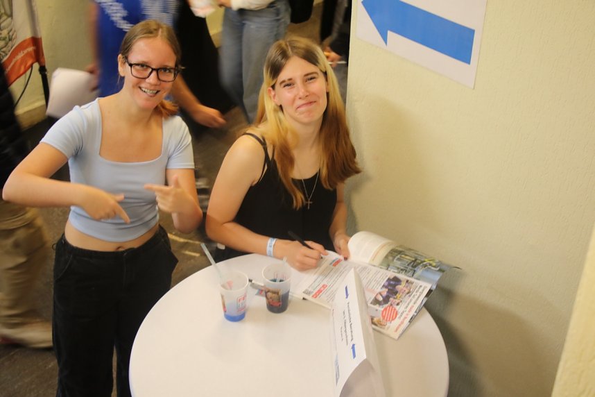 Volles Haus zur Berufsmesse "BAM" im Bleicher&ouml;der Kulturhaus