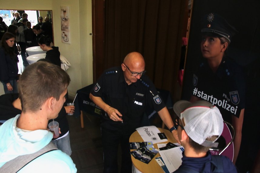 Volles Haus zur Berufsmesse "BAM" im Bleicher&ouml;der Kulturhaus