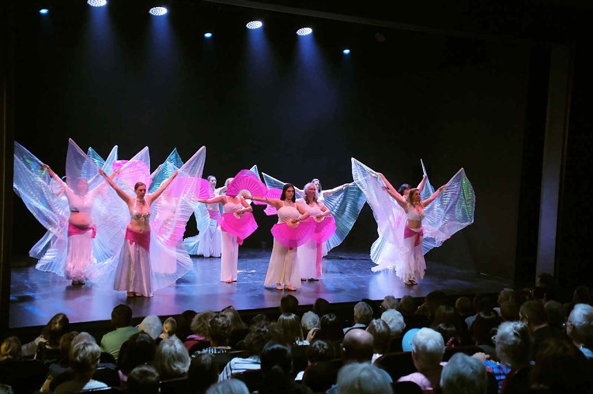 Peter Blei unterwegs beim Theaterfest