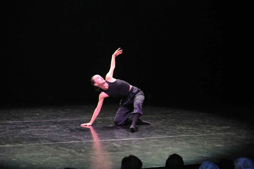 Peter Blei unterwegs beim Theaterfest