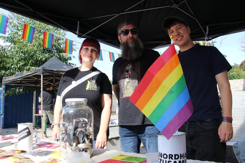 Kinderrechte-Fest in der Flohburg und Essen der Kulturen in der Kurzen Meile in Nordhausen
