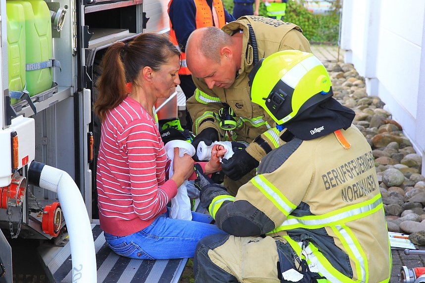 Feuerwehr&uuml;bung am Nachmittag