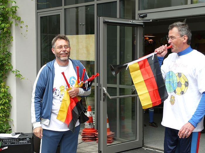 Fu&szlig;ball-Fieber in der Klinik