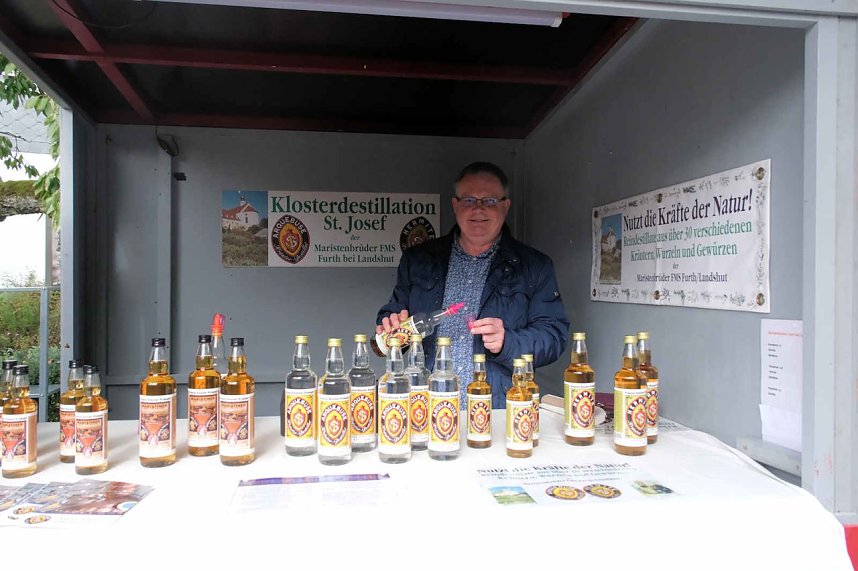 Peter Blei unterwegs beim Klostermarkt in Walkenried