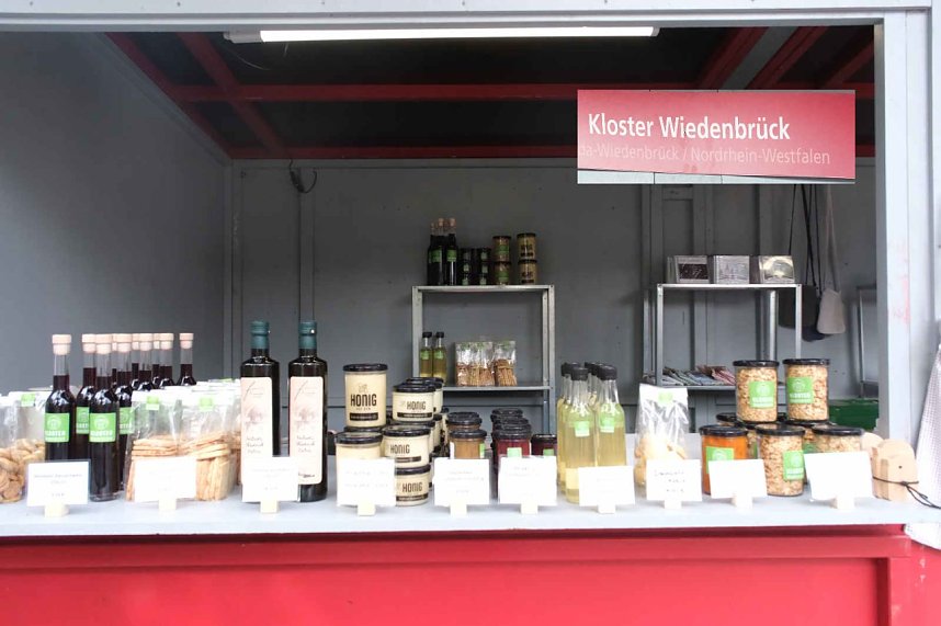 Peter Blei unterwegs beim Klostermarkt in Walkenried