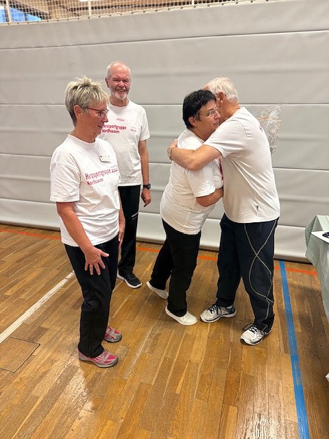 Ehrungsveranstaltung der Herzsportgruppe  f&uuml;r Gr&uuml;ndungsmitglied Dr. Kornmann