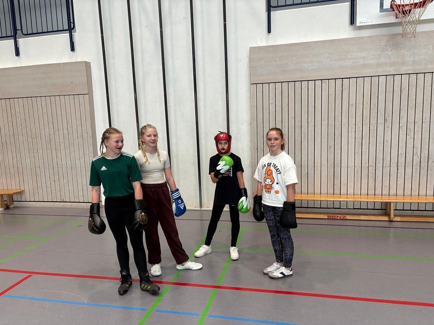 Blocktraining der Boxsportler
