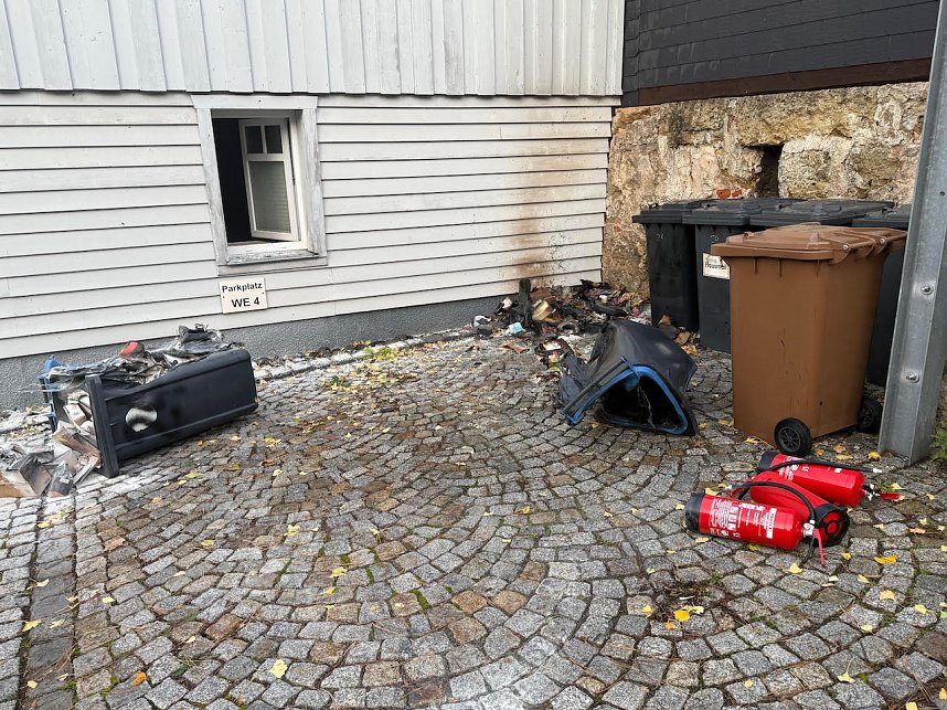 Brand in der Nordh&auml;user Altstadt