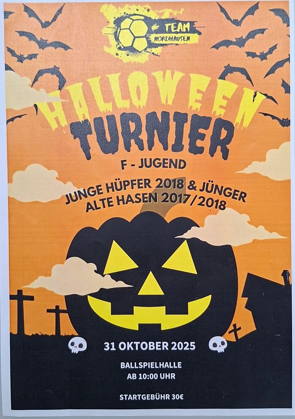 Halloween-Handball in Nordhausen
