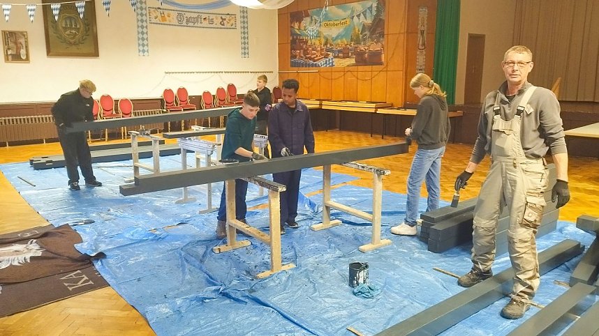 Arbeitseinsatz am Gondelteich